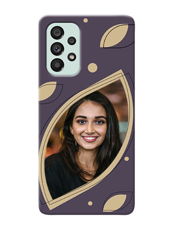 Custom Galaxy A73 5G Custom Phone Cases: Falling Leaf Design