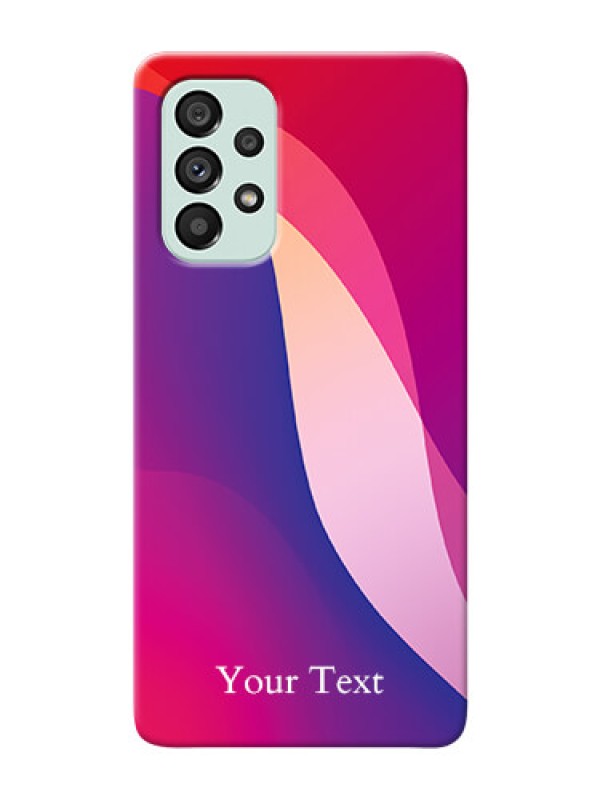 Custom Galaxy A73 5G Mobile Back Covers: Digital abstract Overlap Design