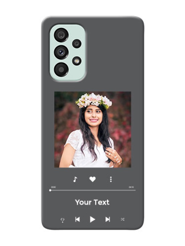 Custom Galaxy A73 5G Custom Mobile Case with Play The Music Design