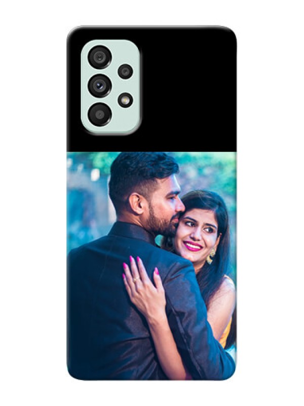 Custom Galaxy A73 5G Custom Hard Phone Case - Upload Full Picture With Custom Color Design