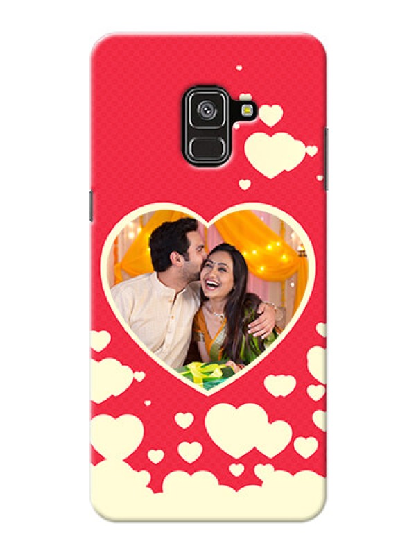 Custom Galaxy A8 Plus 2018 Phone Cases: Love Symbols Phone Cover Design