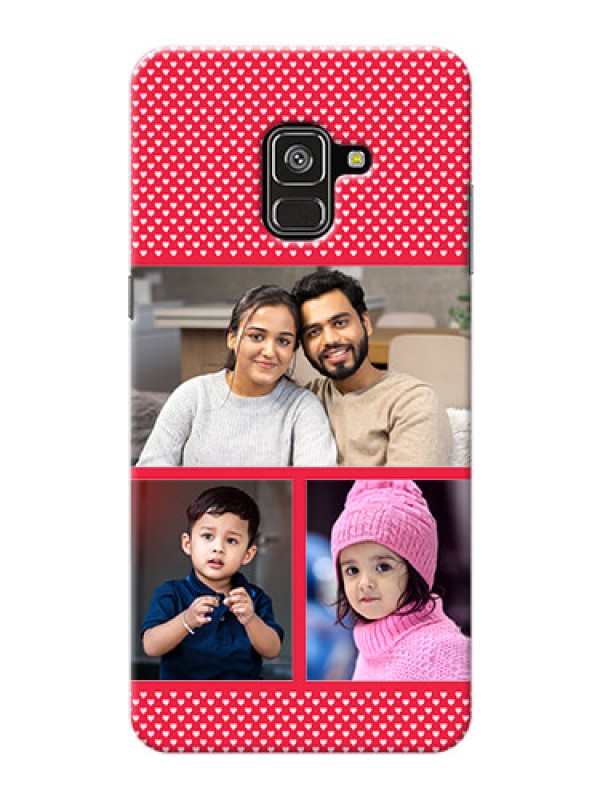 Custom Galaxy A8 Plus 2018 mobile back covers online: Bulk Pic Upload Design