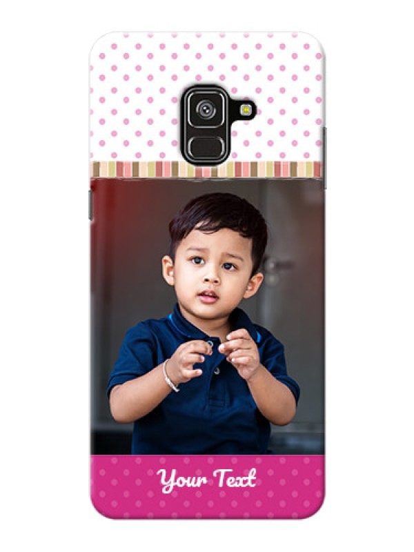 Custom Galaxy A8 Plus 2018 custom mobile cases: Cute Girls Cover Design