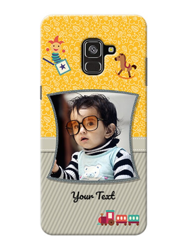 Custom Galaxy A8 Plus 2018 Mobile Cases Online: Baby Picture Upload Design