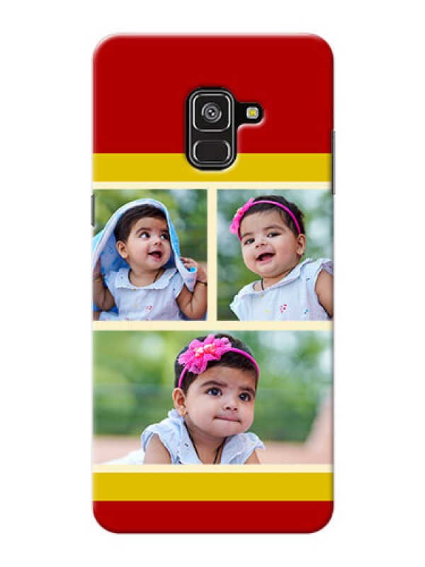 Custom Galaxy A8 Plus 2018 mobile phone cases: Multiple Pic Upload Design