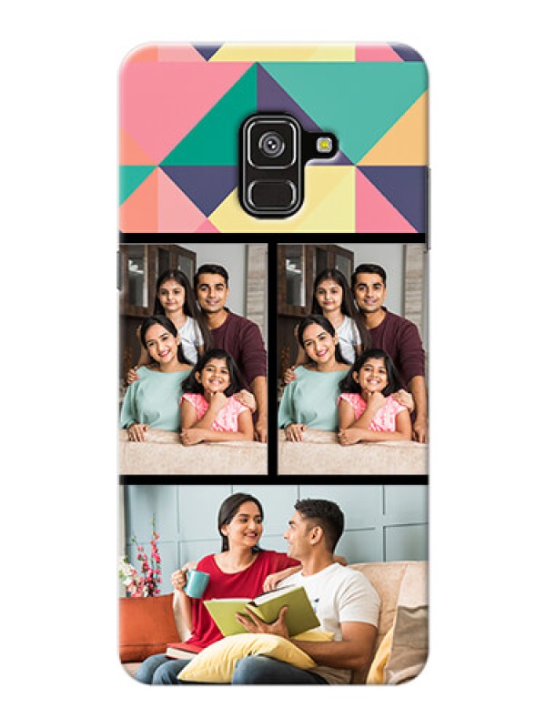 Custom Galaxy A8 Plus 2018 personalised phone covers: Bulk Pic Upload Design