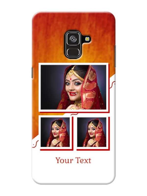 Custom Galaxy A8 Plus 2018 Personalised Phone Cases: Wedding Memories Design  