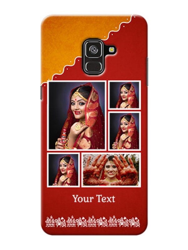 Custom Galaxy A8 Plus 2018 customized phone cases: Wedding Pic Upload Design