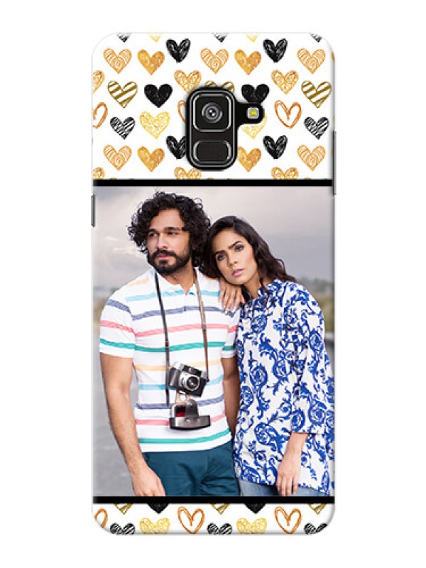 Custom Galaxy A8 Plus 2018 Personalized Mobile Cases: Love Symbol Design