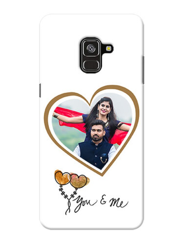 Custom Galaxy A8 Plus 2018 customized phone cases: You & Me Design