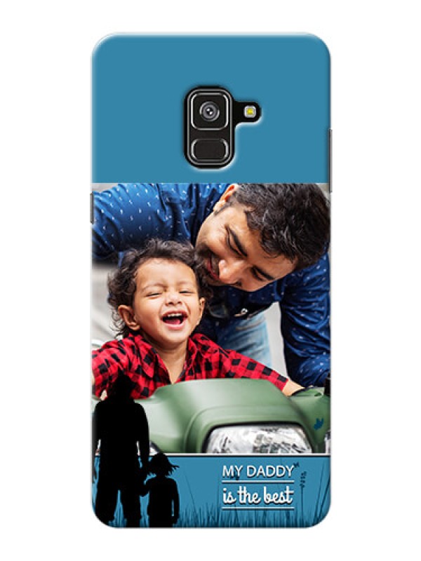 Custom Galaxy A8 Plus 2018 Personalized Mobile Covers: best dad design 
