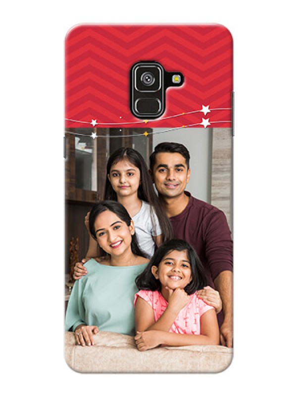 Custom Galaxy A8 Plus 2018 customized phone cases: Happy Family Design
