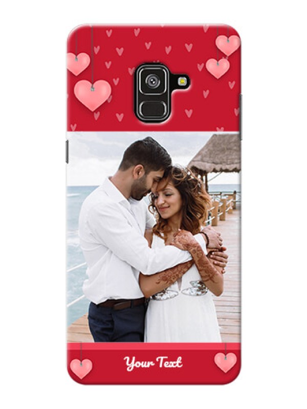 Custom Galaxy A8 Plus 2018 Mobile Back Covers: Valentines Day Design