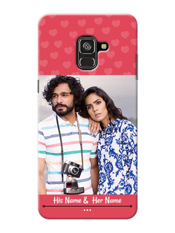 Custom Galaxy A8 Plus 2018 Mobile Cases: Simple Love Design