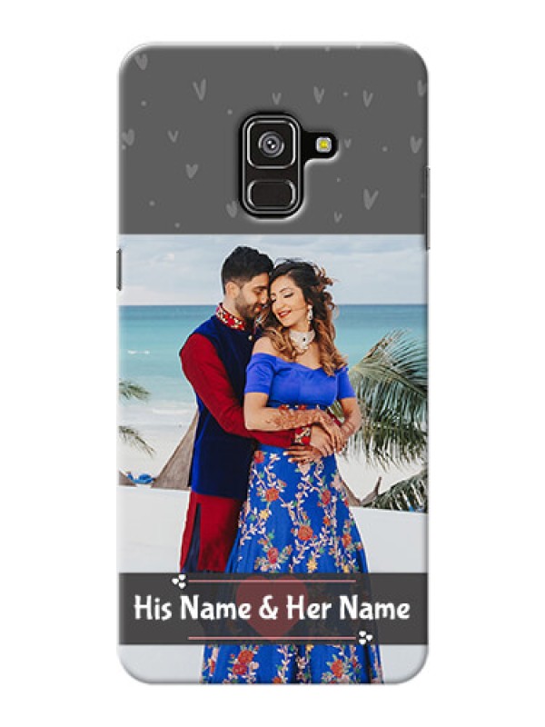 Custom Galaxy A8 Plus 2018 Mobile Covers: Buy Love Design with Photo Online