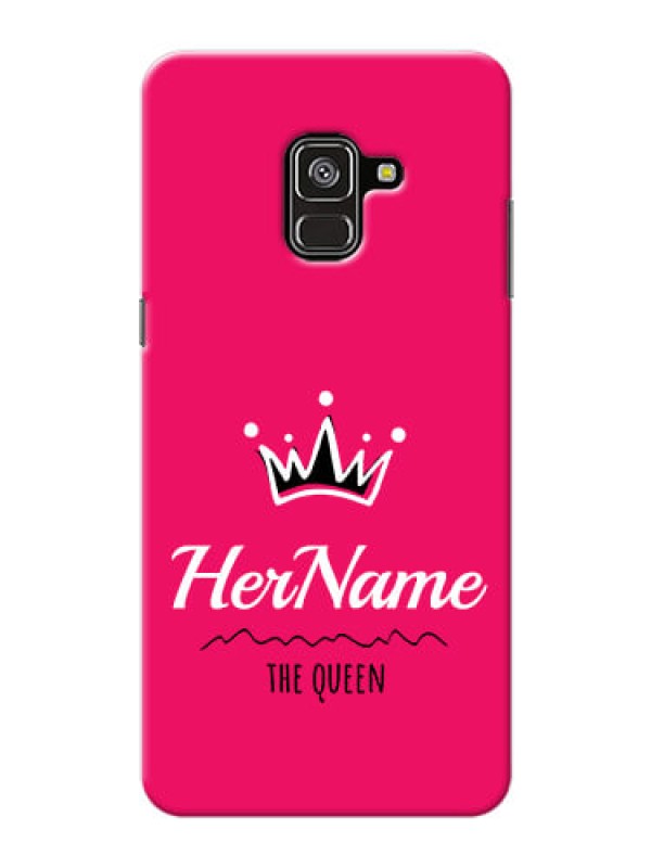 Custom Galaxy A8 Plus 2018 Queen Phone Case with Name