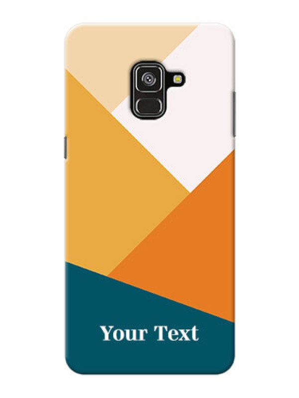 Custom Galaxy A8 Plus 2018 Custom Phone Cases: Stacked Multi-colour Design