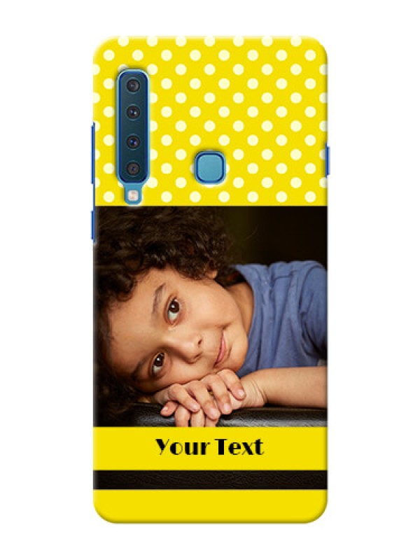 Custom Samsung A9 2018 Custom Mobile Covers: Bright Yellow Case Design