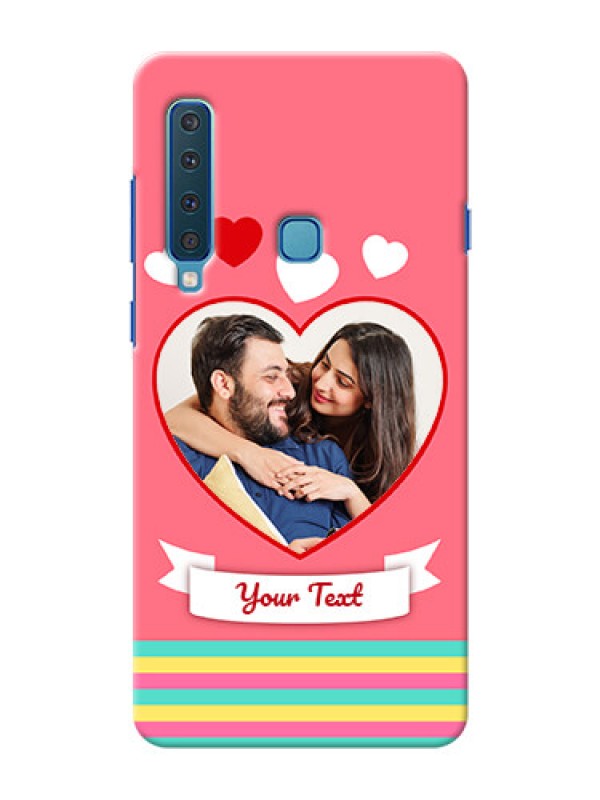 Custom Samsung A9 2018 Personalised mobile covers: Love Doodle Design