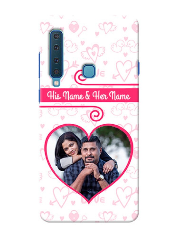 Custom Samsung A9 2018 Personalized Phone Cases: Heart Shape Love Design