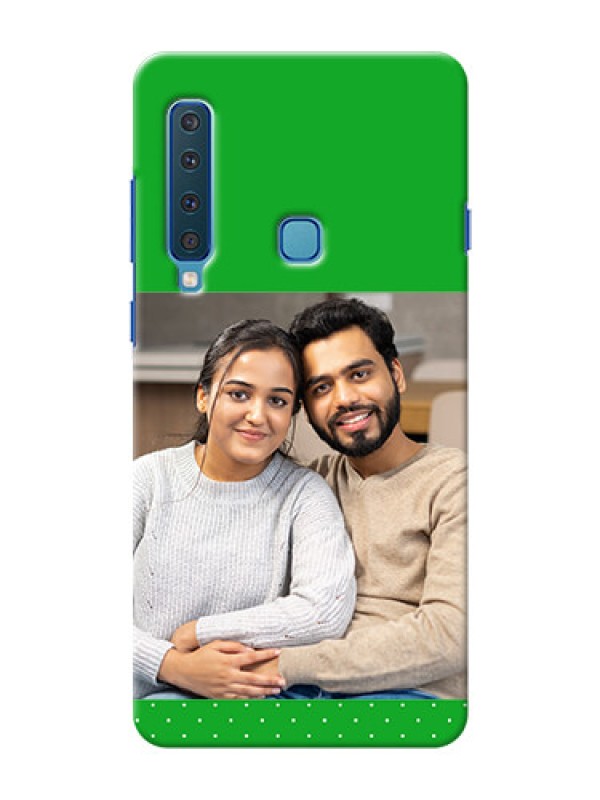 Custom Samsung A9 2018 Personalised mobile covers: Green Pattern Design