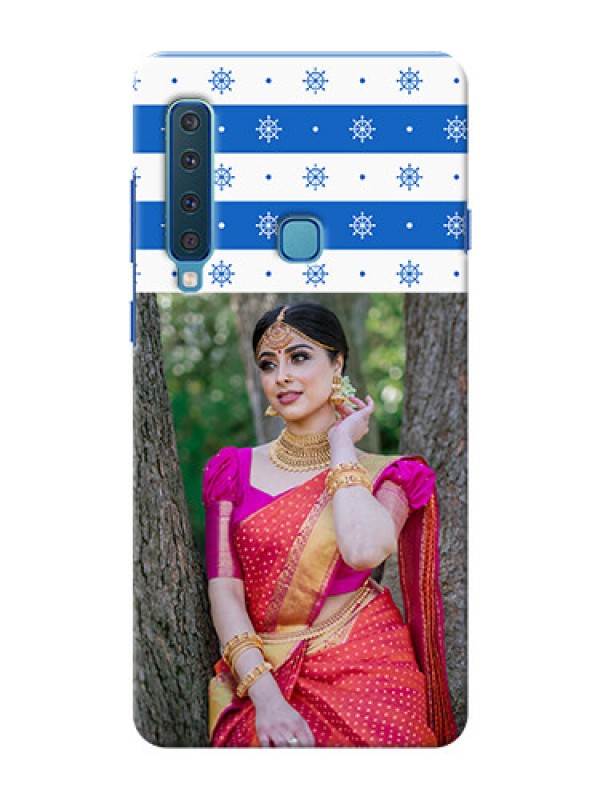 Custom Samsung A9 2018 custom mobile covers: Snow Pattern Design