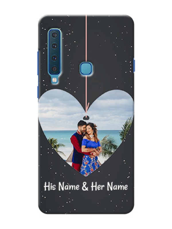 Custom Samsung A9 2018 custom phone cases: Hanging Heart Design