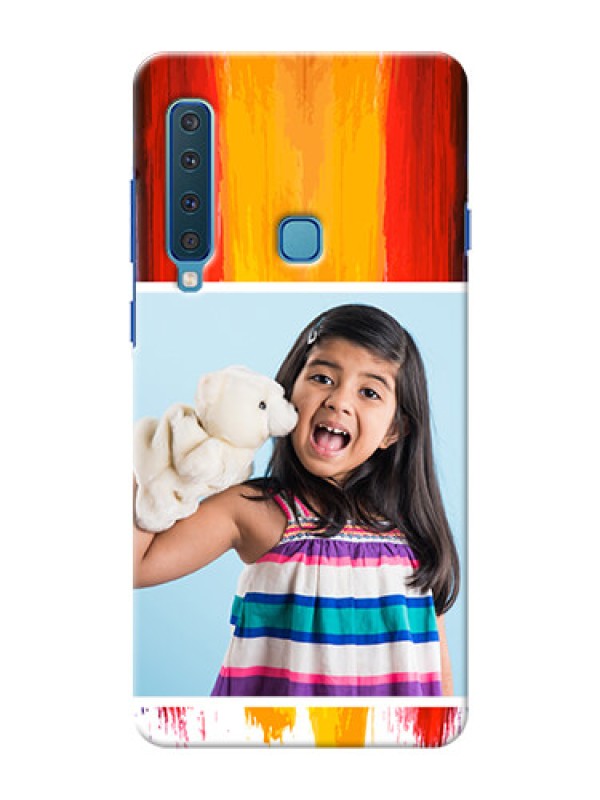 Custom Samsung A9 2018 custom phone covers: Multi Color Design