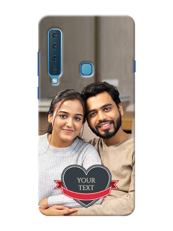 Custom Samsung A9 2018 mobile back covers online: Just Married Couple Design