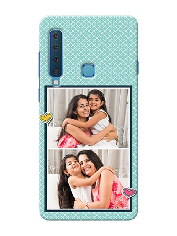 Custom Samsung A9 2018 Custom Phone Cases: 2 Image Holder with Pattern Design