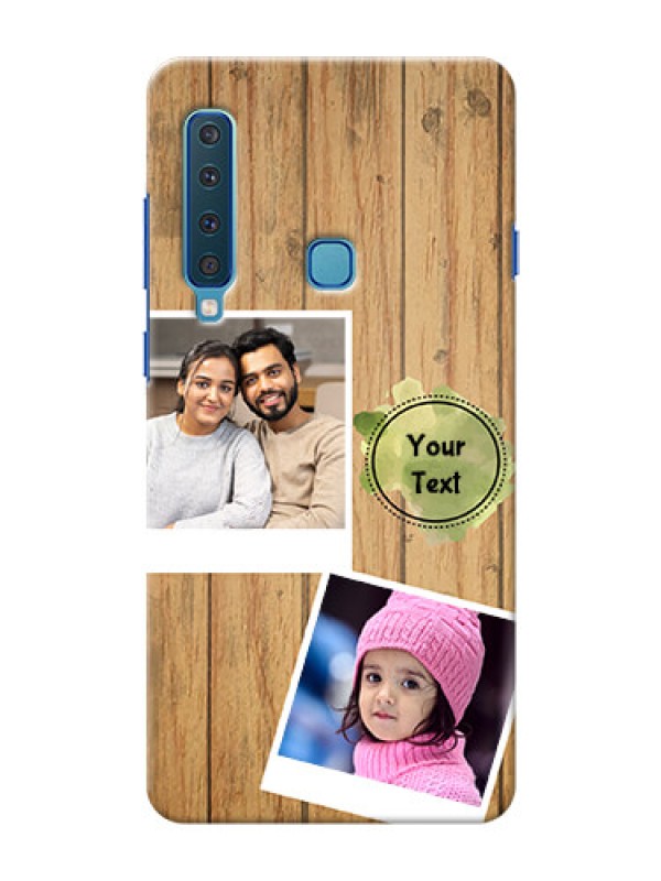 Custom Samsung A9 2018 Custom Mobile Phone Covers: Wooden Texture Design