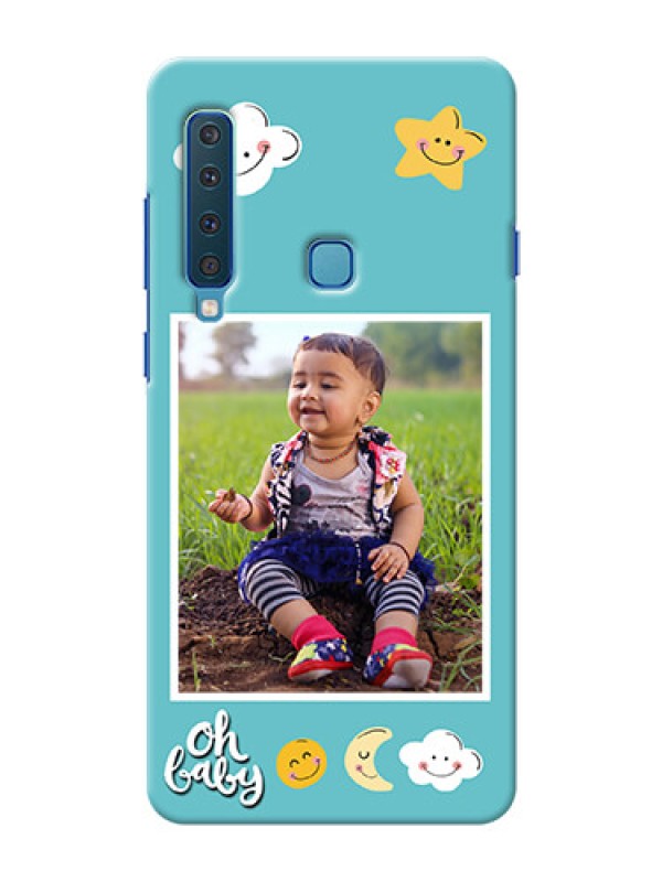 Custom Samsung A9 2018 Personalised Phone Cases: Smiley Kids Stars Design