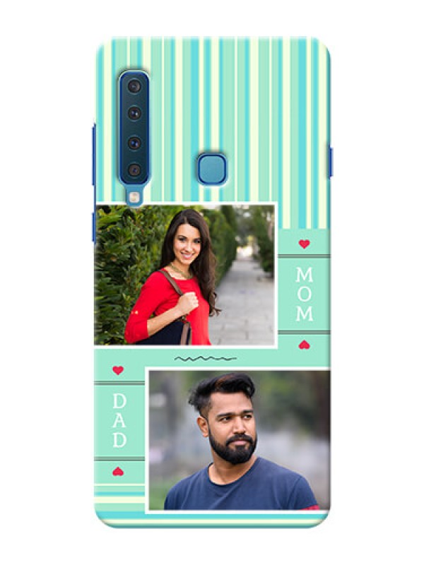 Custom Samsung A9 2018 custom mobile phone covers: Mom & Dad Pic Design