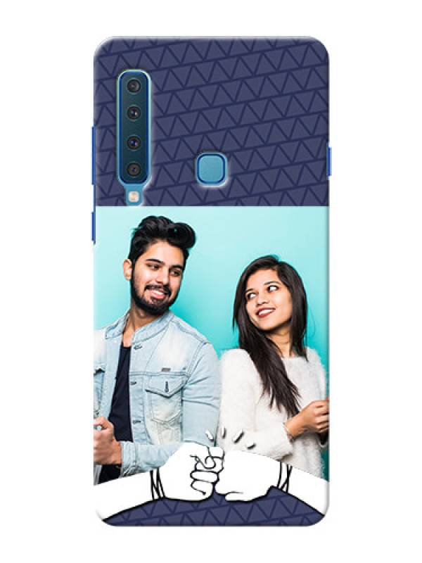 Custom Samsung A9 2018 Mobile Covers Online with Best Friends Design  