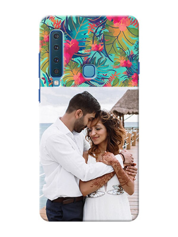 Custom Samsung A9 2018 Personalized Phone Cases: Watercolor Floral Design