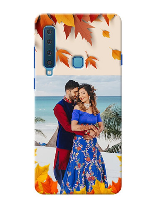 Custom Samsung A9 2018 Mobile Phone Cases: Autumn Maple Leaves Design