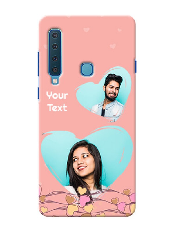 Custom Samsung A9 2018 customized phone cases: Love Doodle Design