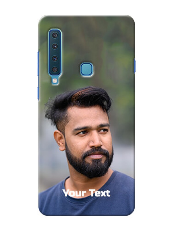 Custom Galaxy A9 2018 Mobile Cover: Photo with Text