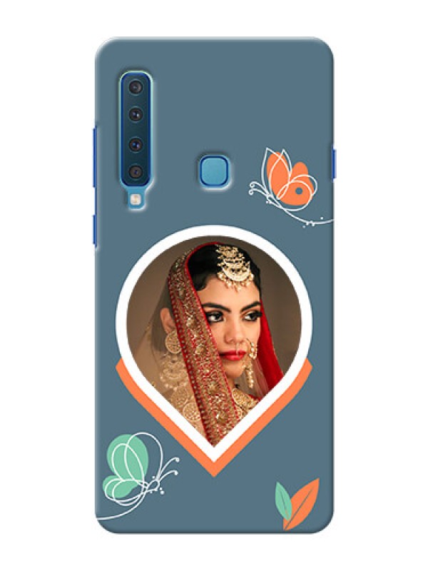 Custom Galaxy A9 2018 Custom Mobile Case with Droplet Butterflies Design