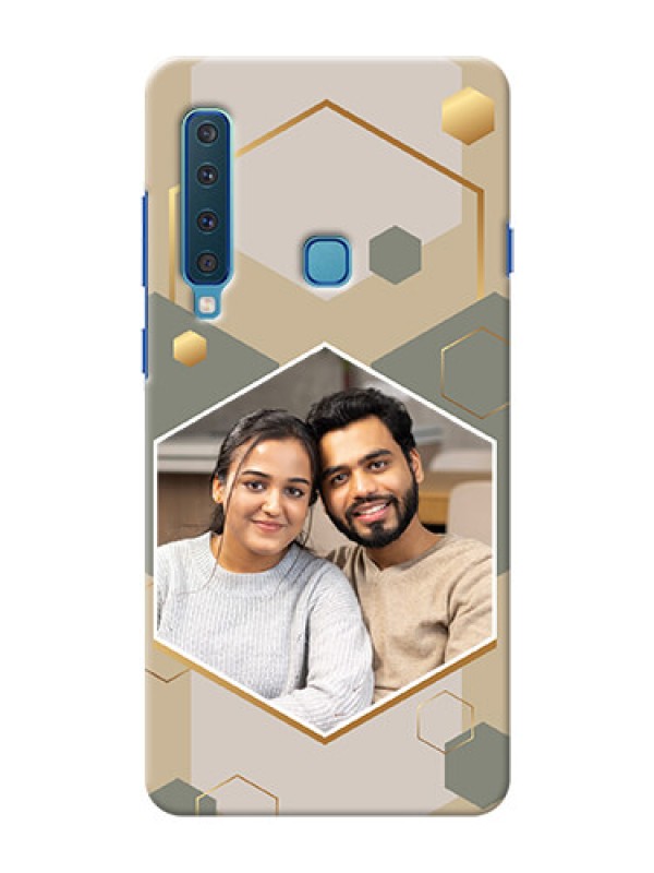 Custom Galaxy A9 2018 Phone Back Covers: Stylish Hexagon Pattern Design