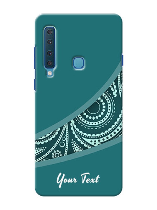 Custom Galaxy A9 2018 Custom Phone Covers: semi visible floral Design