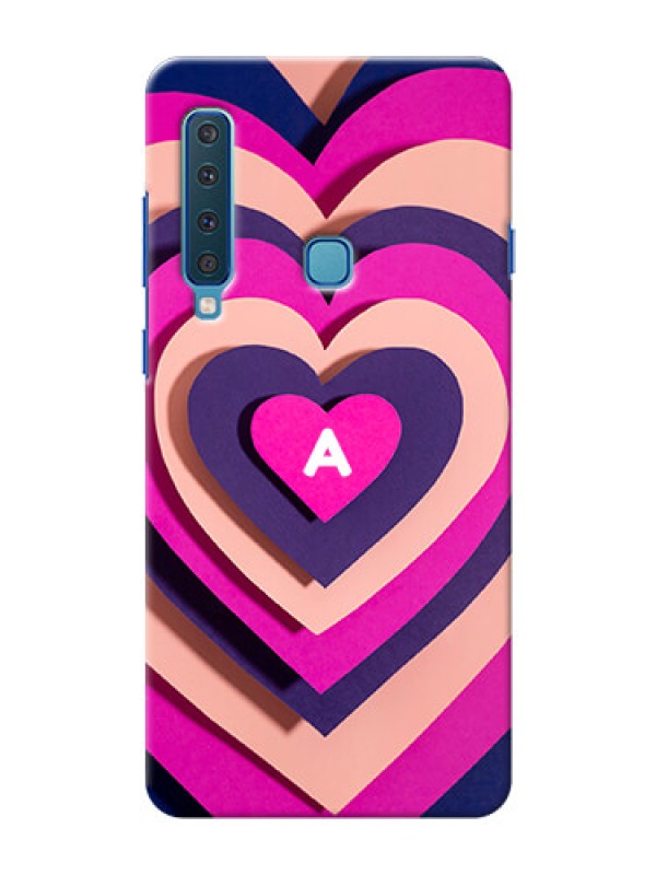 Custom Galaxy A9 2018 Custom Mobile Case with Cute Heart Pattern Design