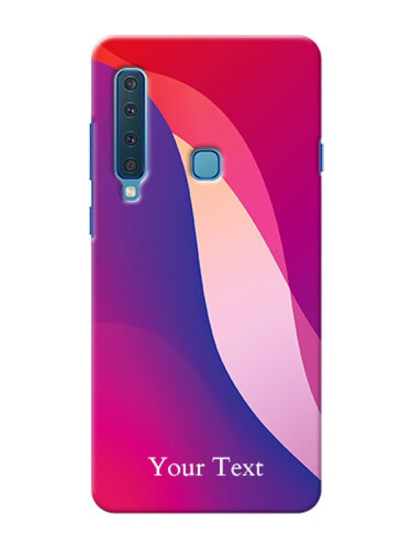 Custom Galaxy A9 2018 Mobile Back Covers: Digital abstract Overlap Design