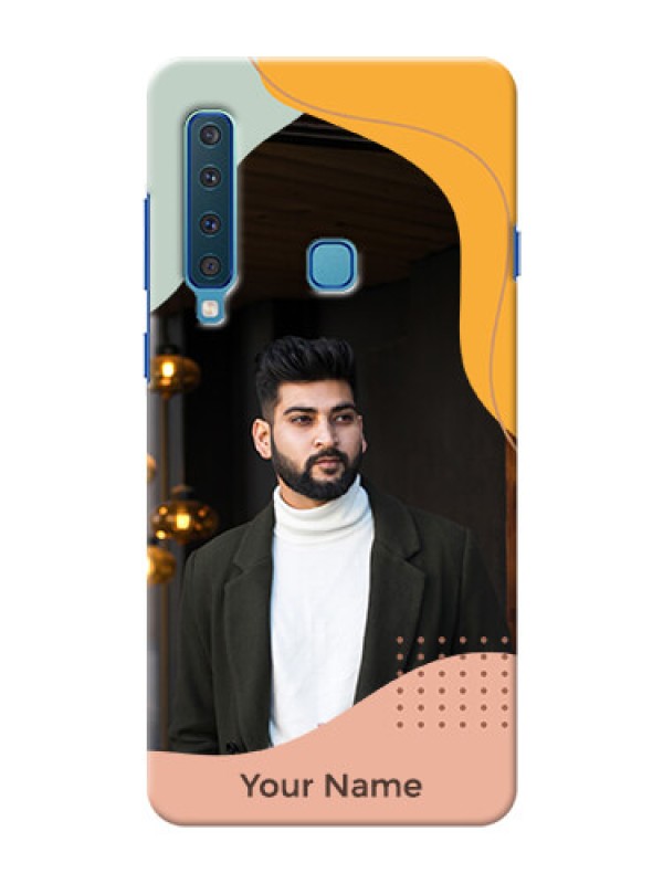 Custom Galaxy A9 2018 Custom Phone Cases: Tri-coloured overlay design