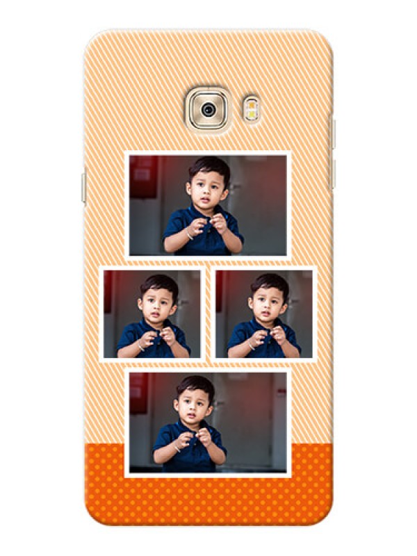 Custom Samsung Galaxy C7 Pro Bulk Photos Upload Mobile Case  Design