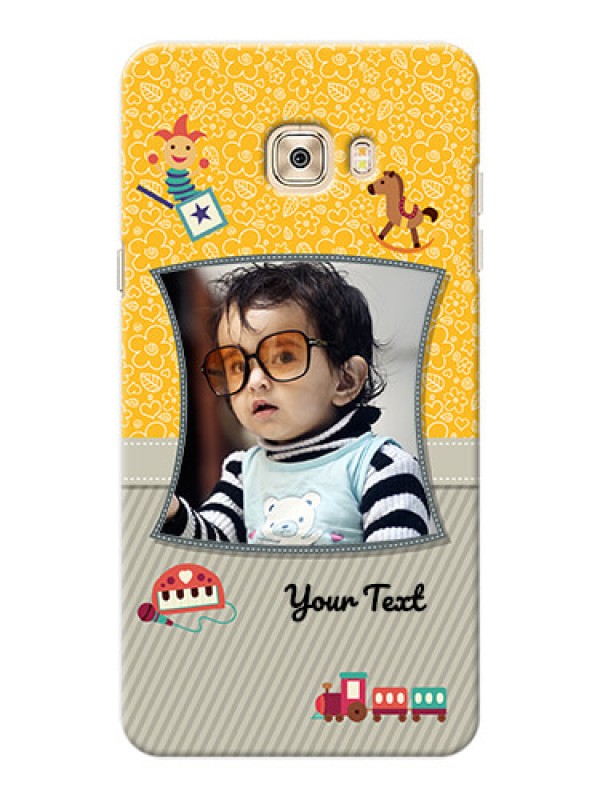 Custom Samsung Galaxy C7 Pro Baby Picture Upload Mobile Cover Design