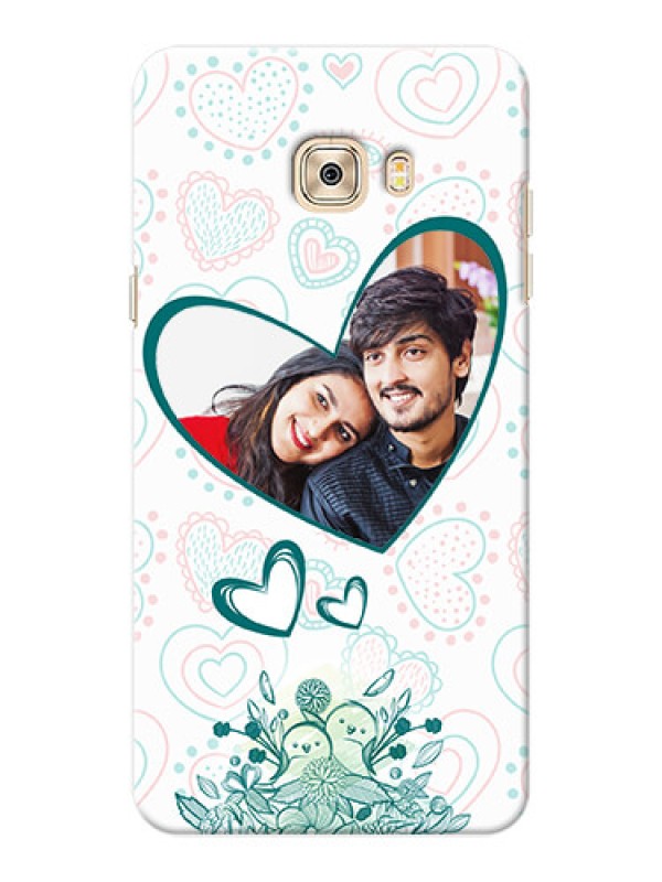 Custom Samsung Galaxy C7 Pro Couples Picture Upload Mobile Case Design