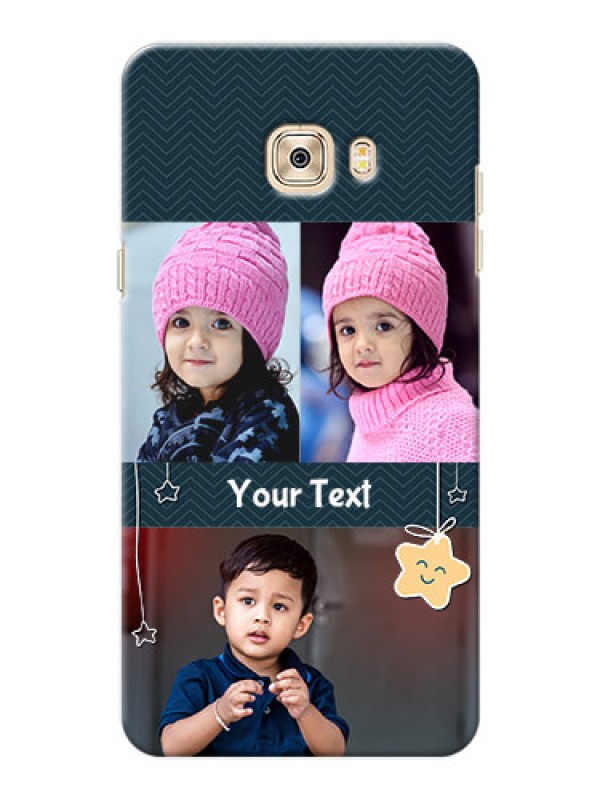 Custom Samsung Galaxy C7 Pro 3 image holder with hanging stars Design