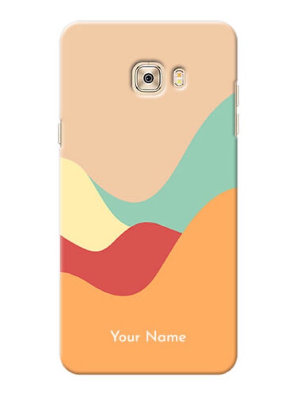 Custom Galaxy C7 Pro Custom Mobile Case with Ocean Waves Multi-colour Design