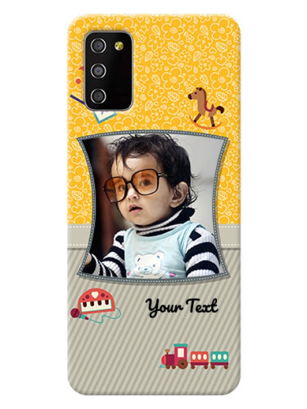 Custom Galaxy F02s Mobile Cases Online: Baby Picture Upload Design